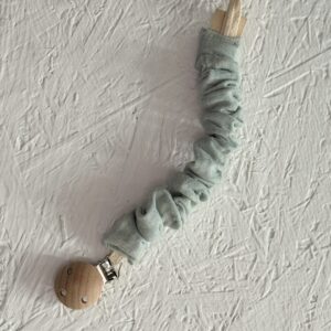 Schnullerkette "Kleiner Wurm“ Musselin