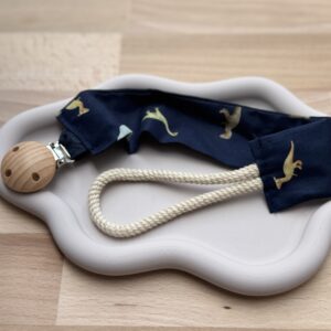 Schnullerkette „Dino“